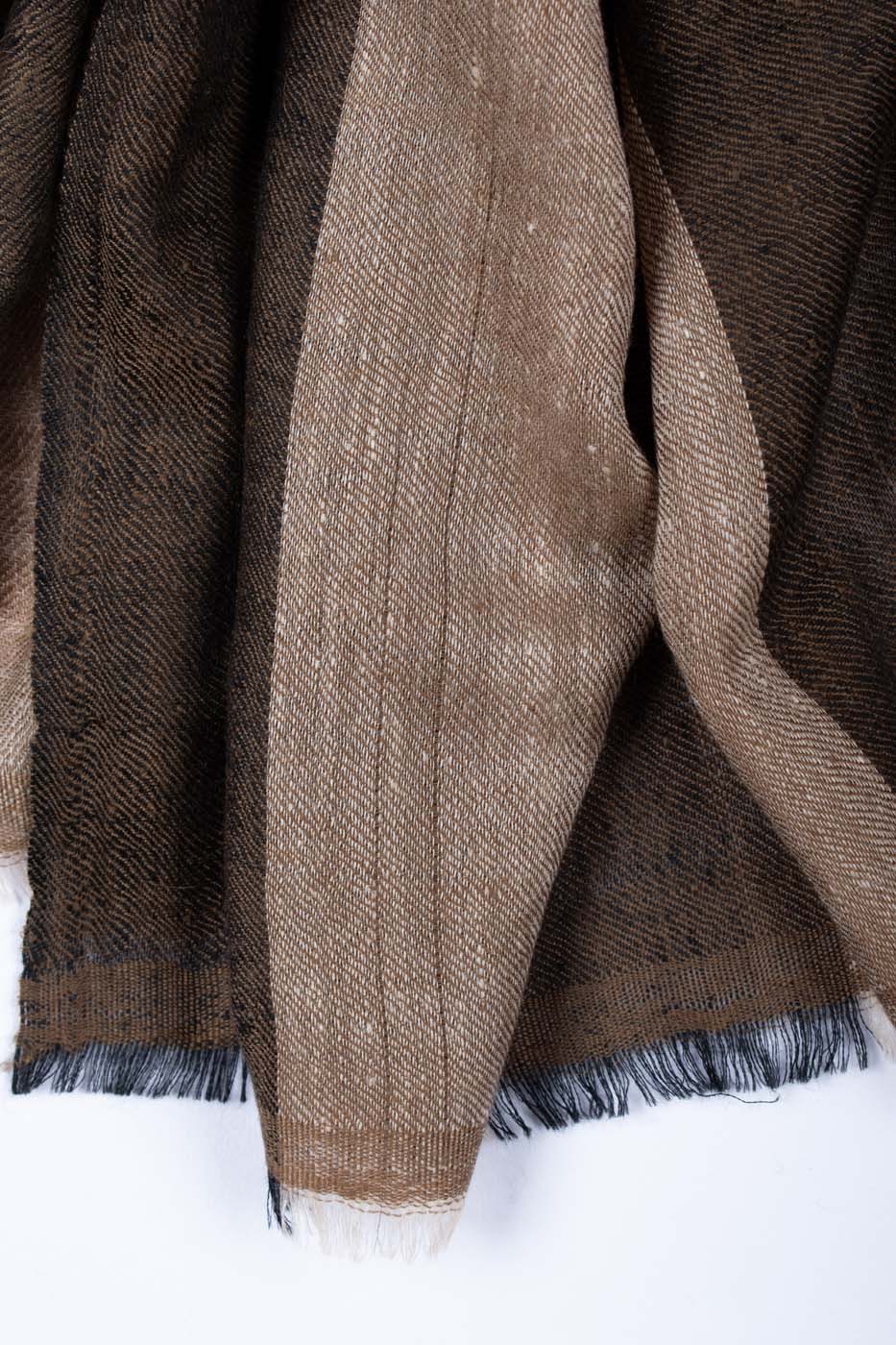 Pashmina cashmere brown scarf shawl shahkaar wedding