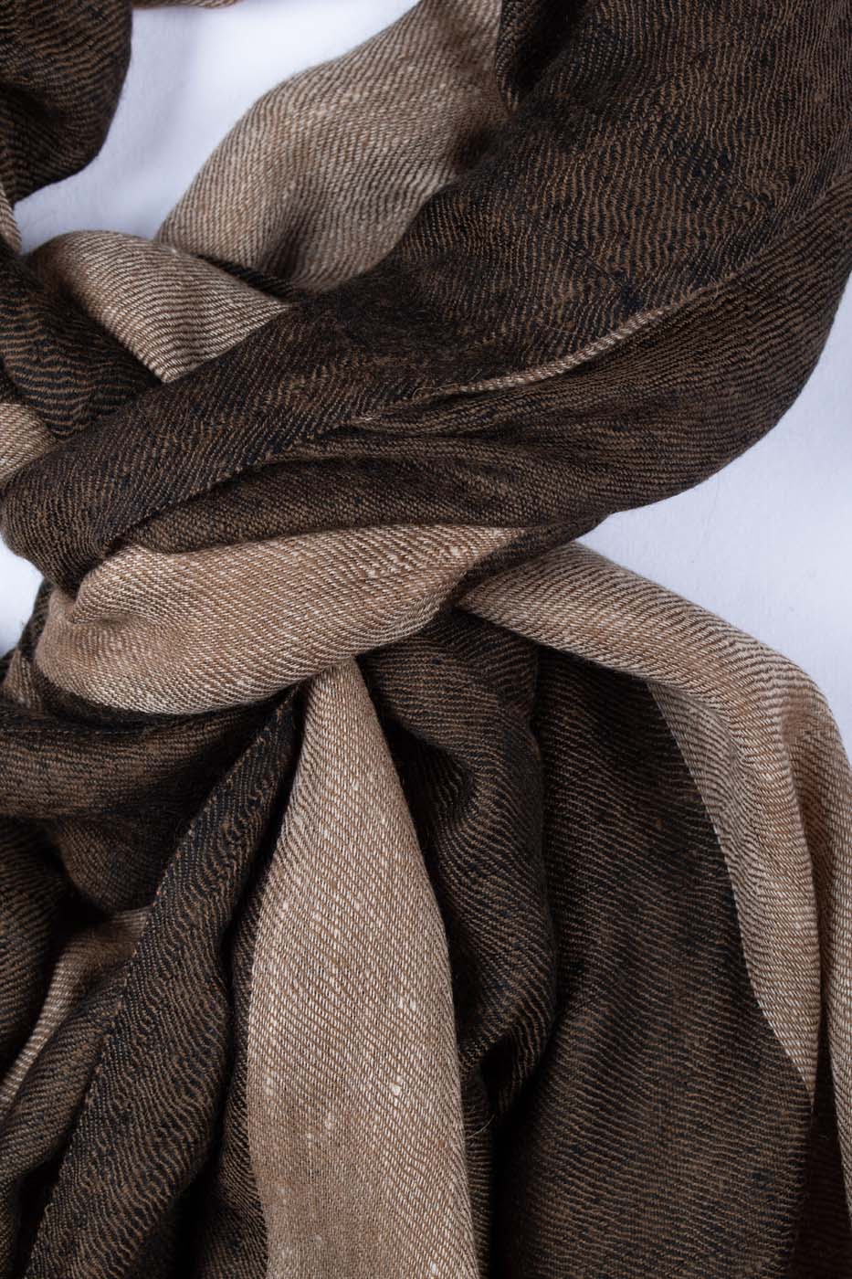 Pashmina cashmere brown scarf shawl shahkaar wedding