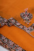 Tangerine Hand Embroidered Cashmere - SAN DIEGO