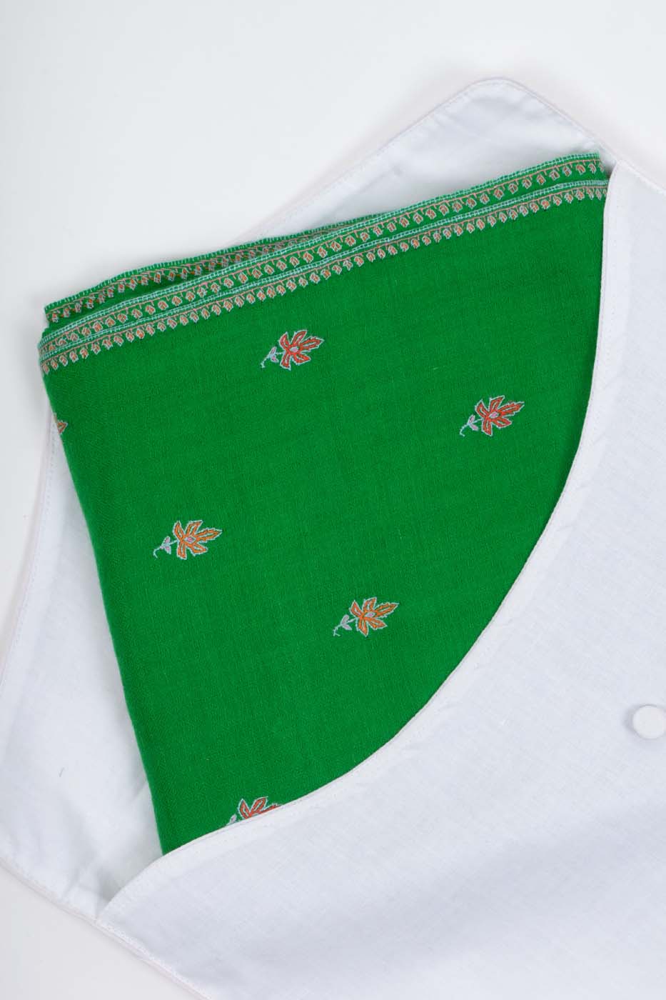 Green Kashmiri Pashmina Shawls by Shahkaar - Luxurious and Authentic
