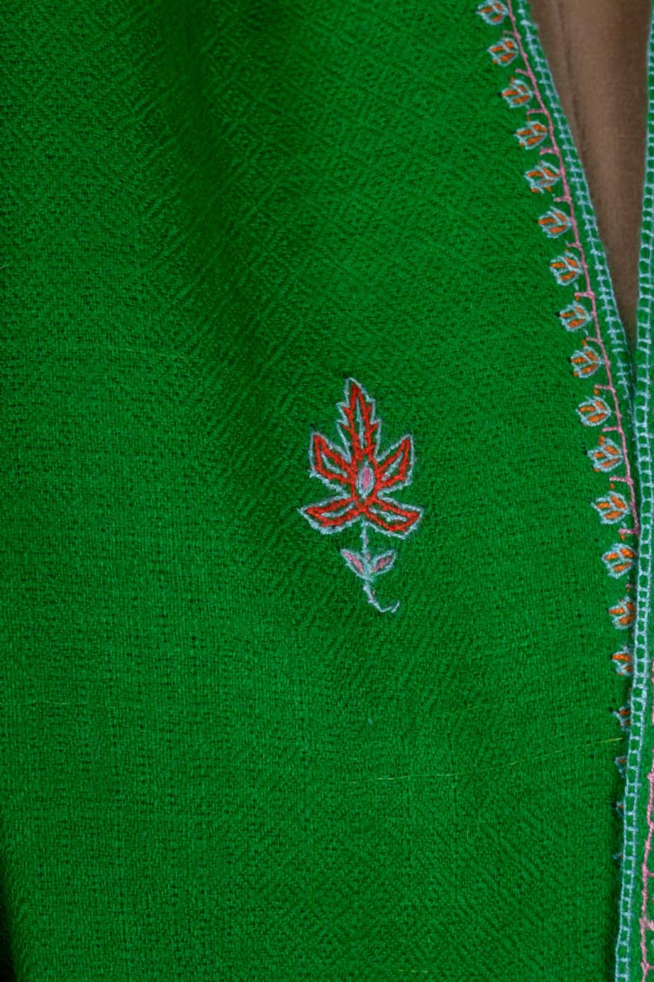 Green Kashmiri Pashmina Shawls by Shahkaar - Luxurious and Elegant