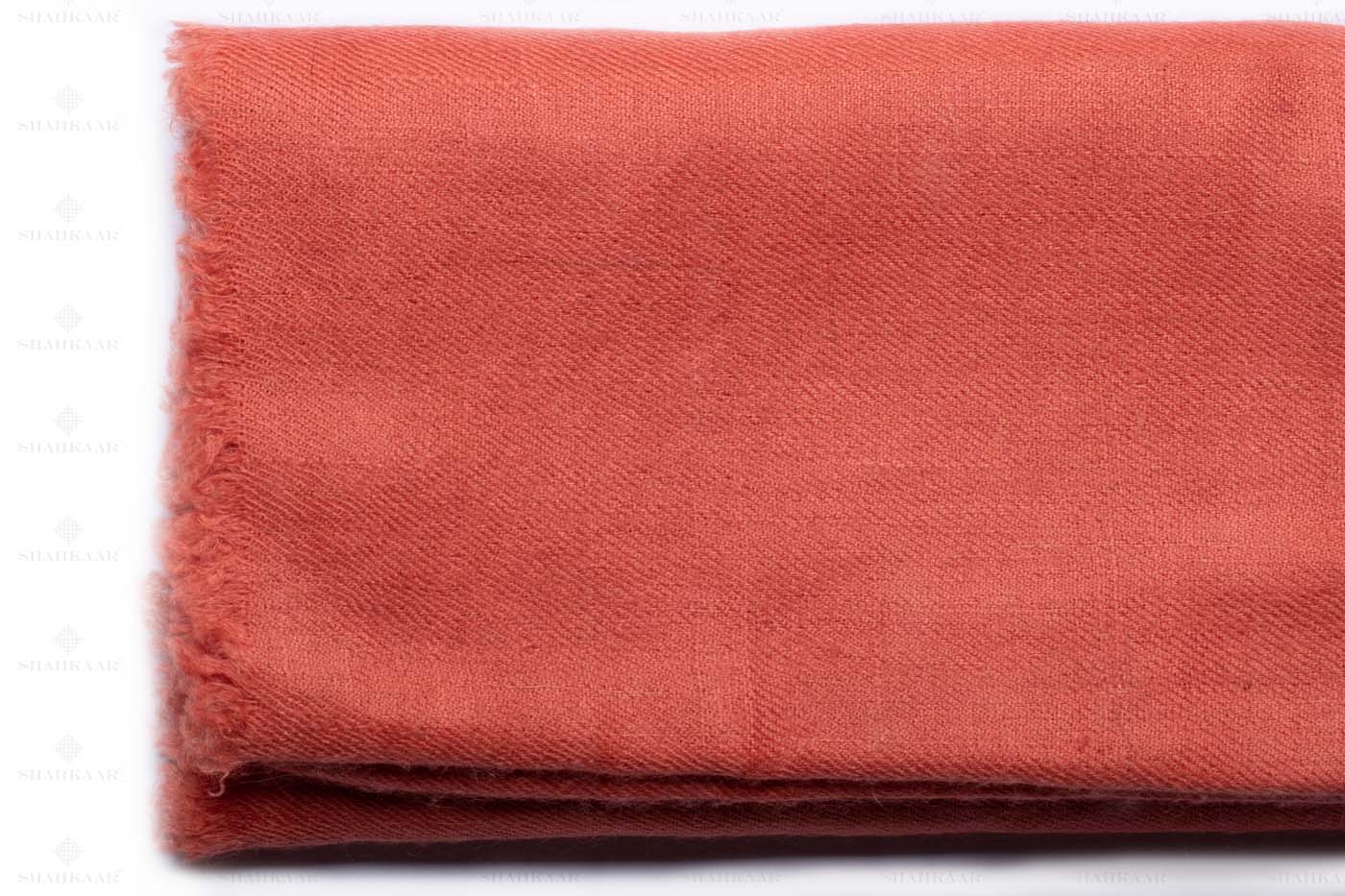 GI Certified Solid Color Pashmina/Cashmere Scarf/Wrap, Hand Spun & Hand Woven on Hand loom in Kashmir, Luxury, Masterpiece, Wedding Gift.