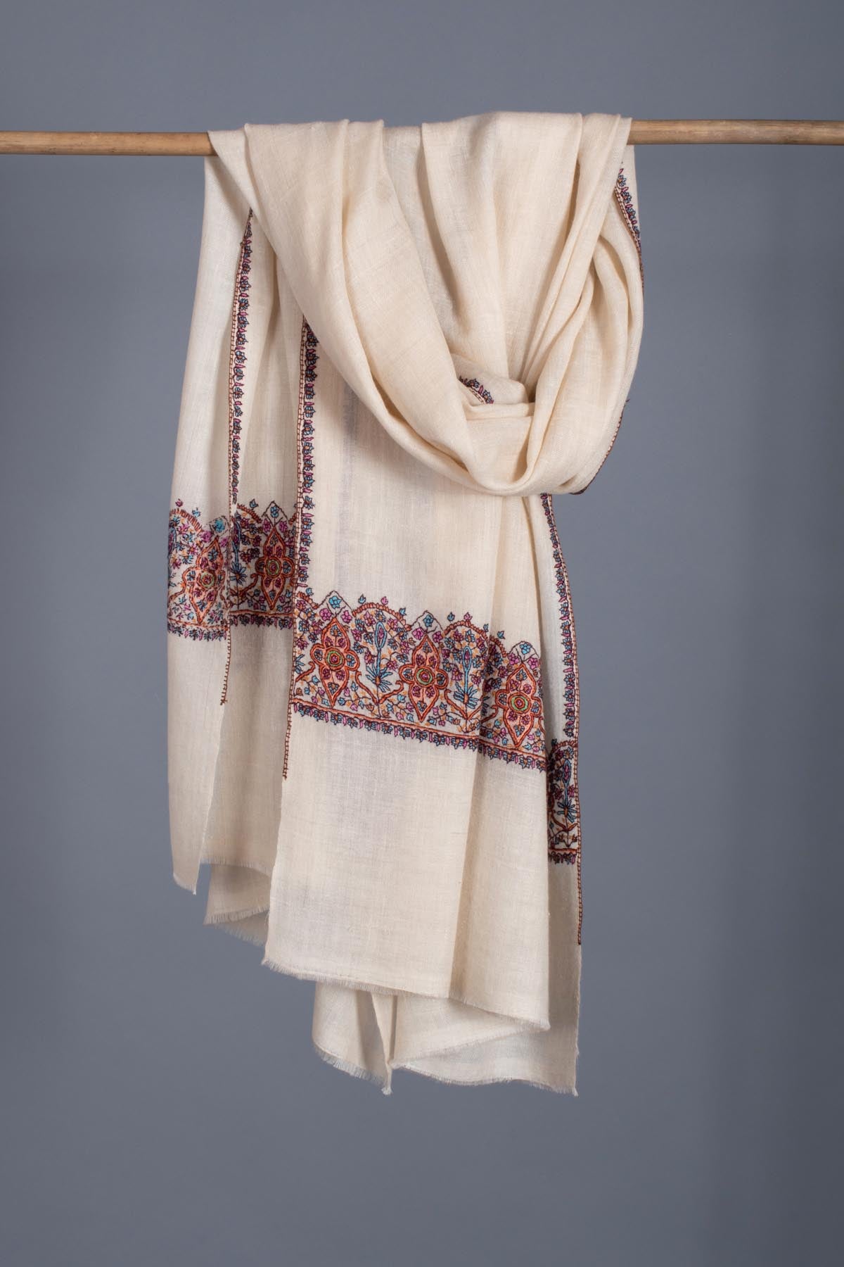 Ivory Palla Pashmina Scarf - GROSETTO