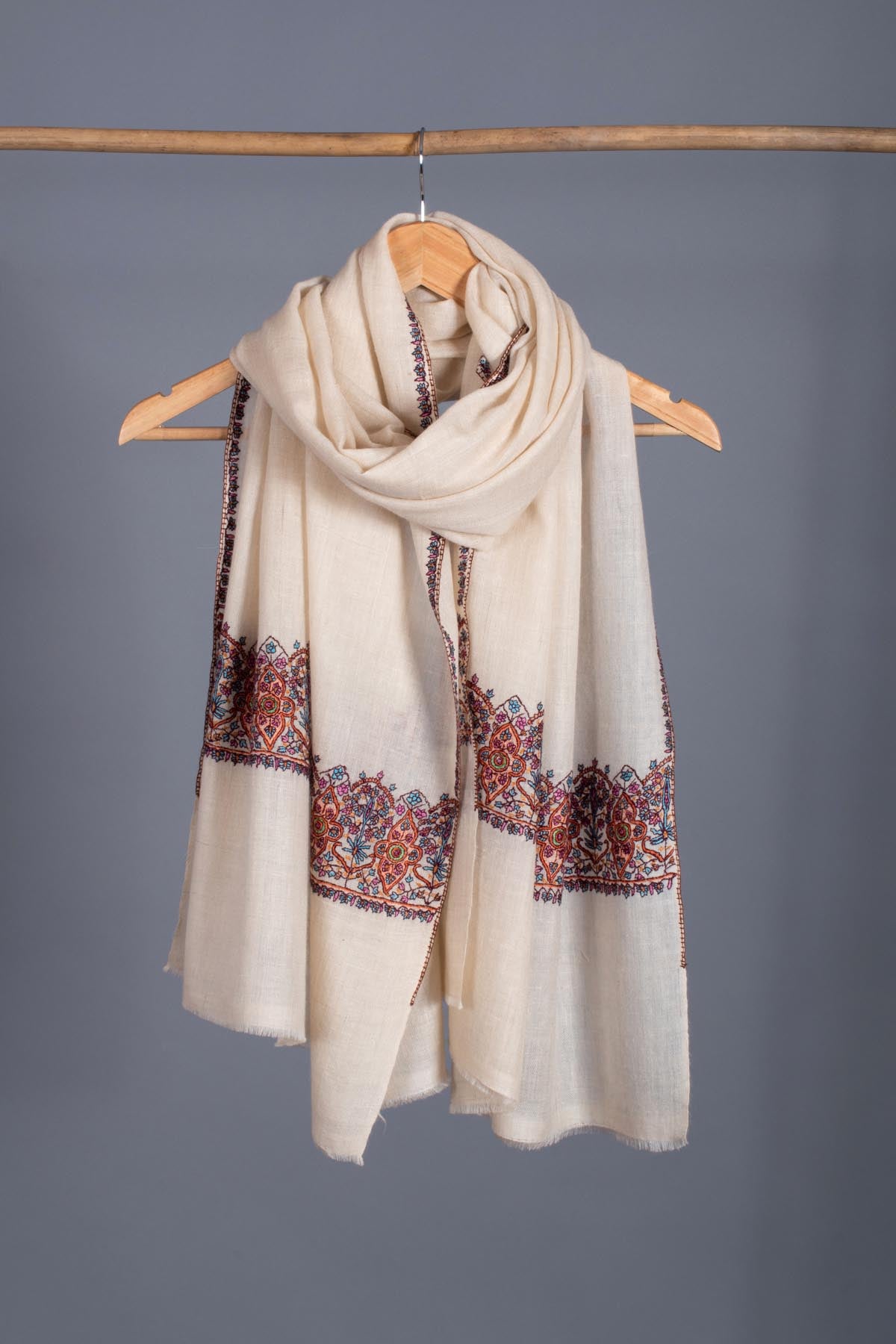 Ivory Palla Pashmina Scarf - GROSETTO