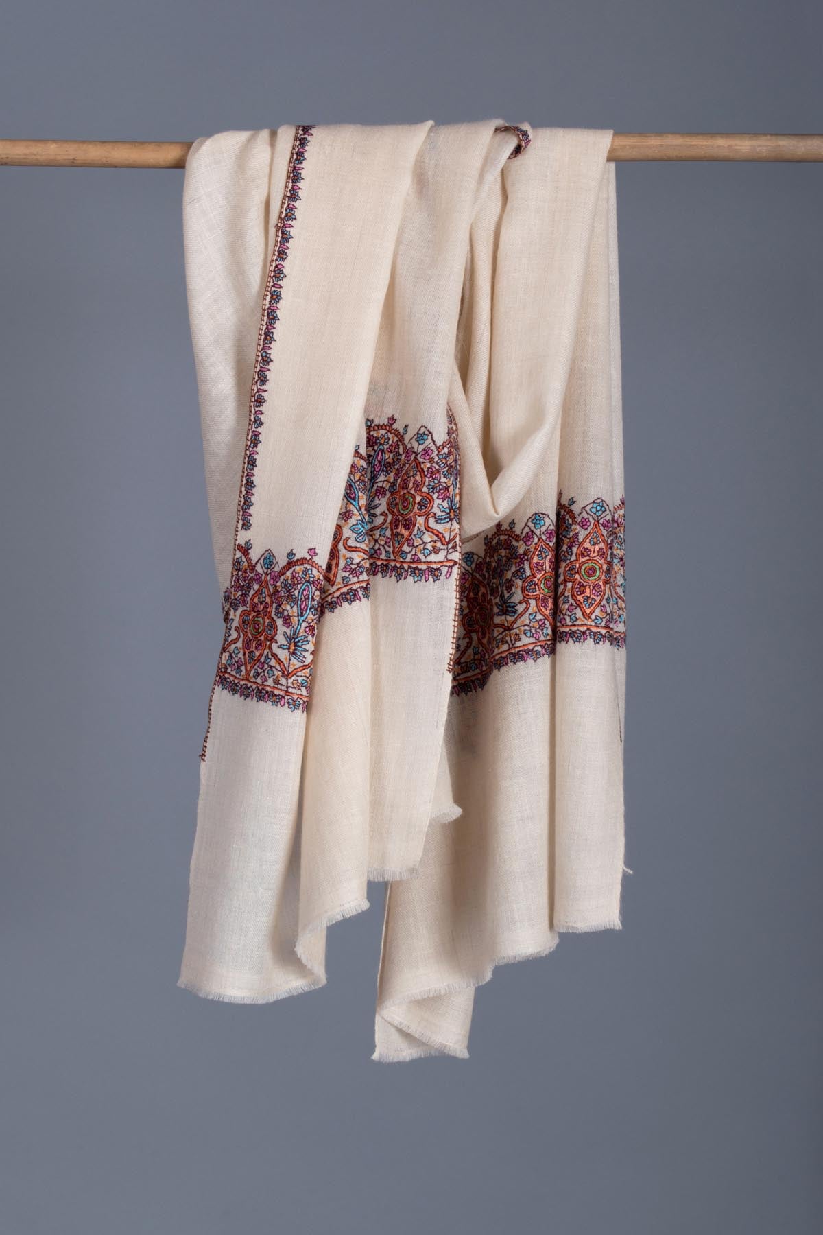 Ivory Palla Pashmina Scarf - GROSETTO