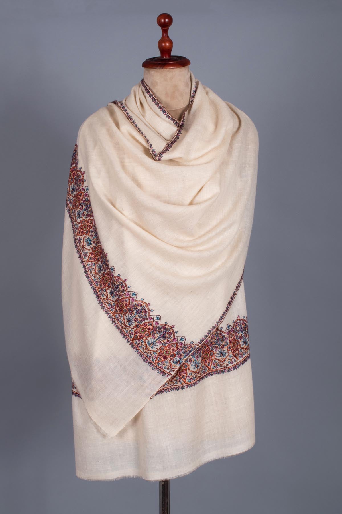 Ivory Palla Pashmina Scarf - GROSETTO