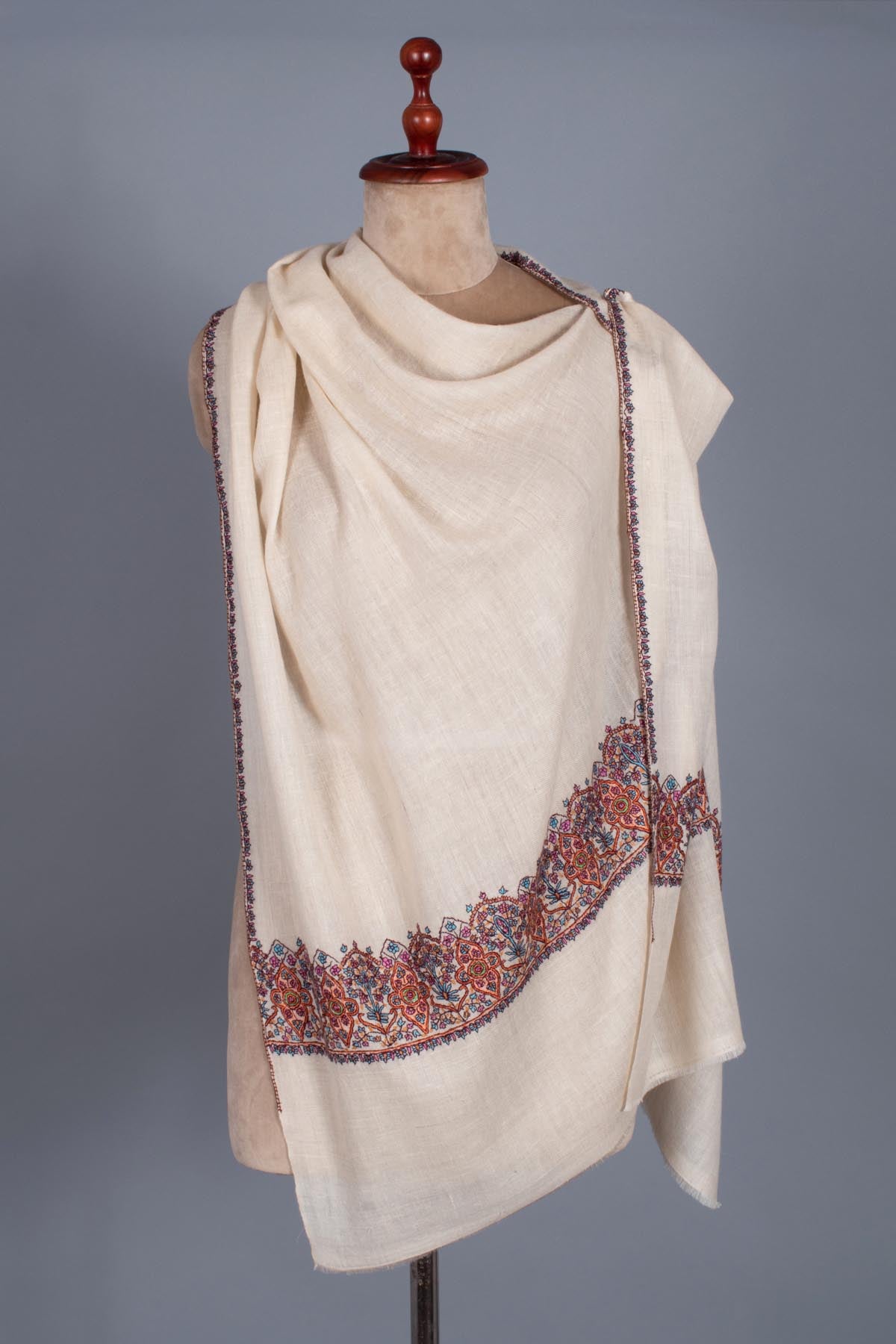 Ivory Palla Pashmina Scarf - GROSETTO