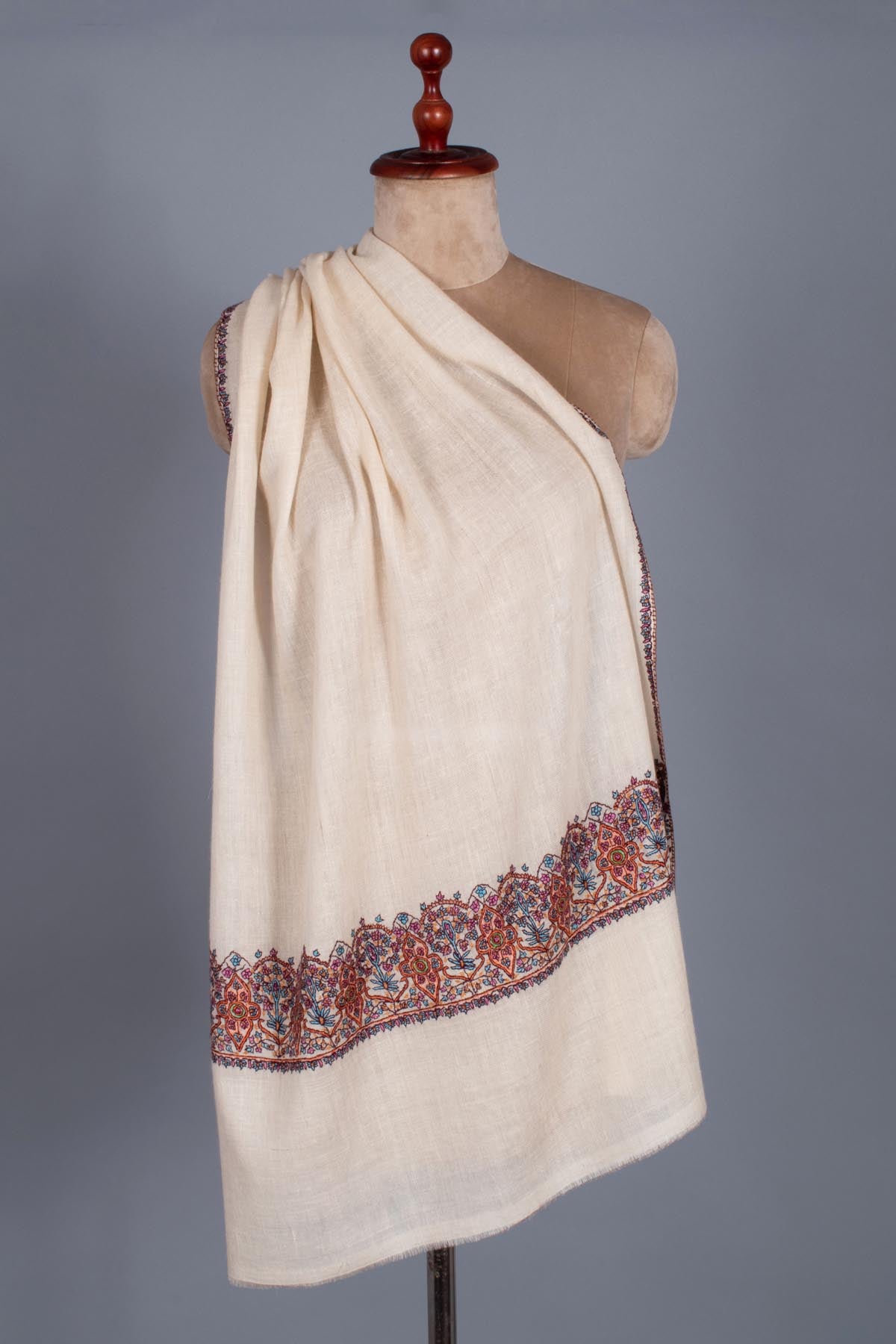 Ivory Palla Pashmina Scarf - GROSETTO