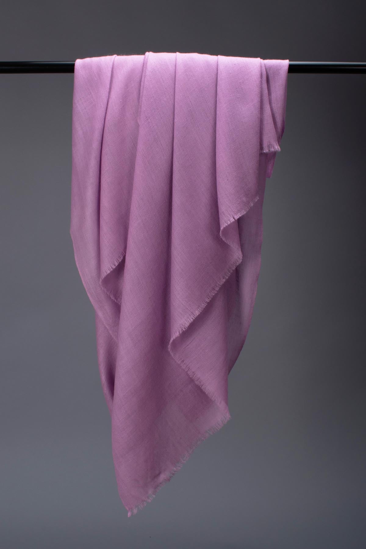 Lavender Hand Spun Pashmina